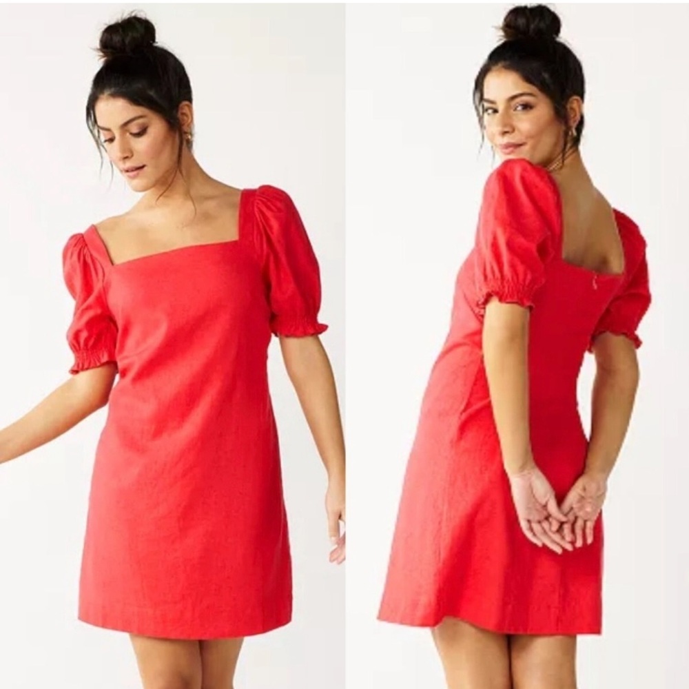 NWT Draper James RSVP Red Dress
